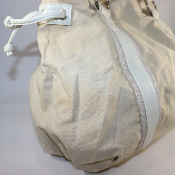 Canvas Tote Bag with Patterned Lining and Double Strap Handles - Picture 3 of 6